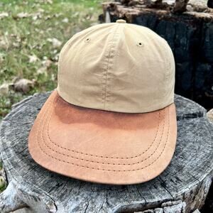 Extremely Rare Polo Ralph Lauren USA Sportsman Fishing Leather Bill Fitted Hat 7